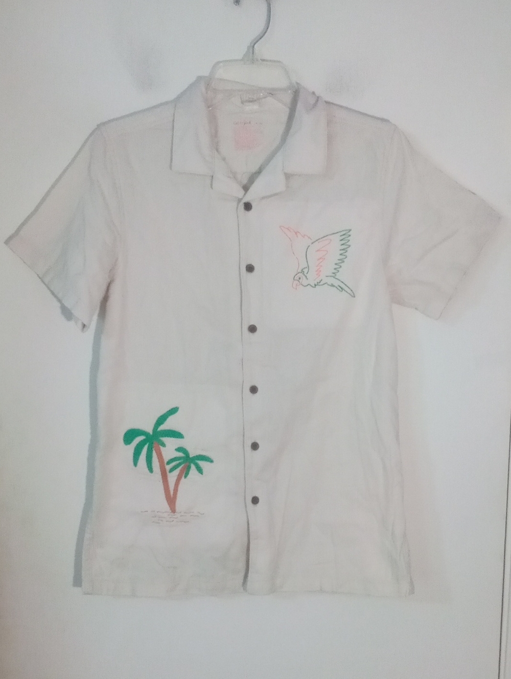 * Cat & Jack Boys Tropical Feel Shirt XL 14 New NWOT